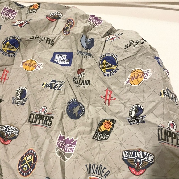 Pottery Barn Teen NBA Western Conference Full Fitted Sheet - Picture 8 of 16